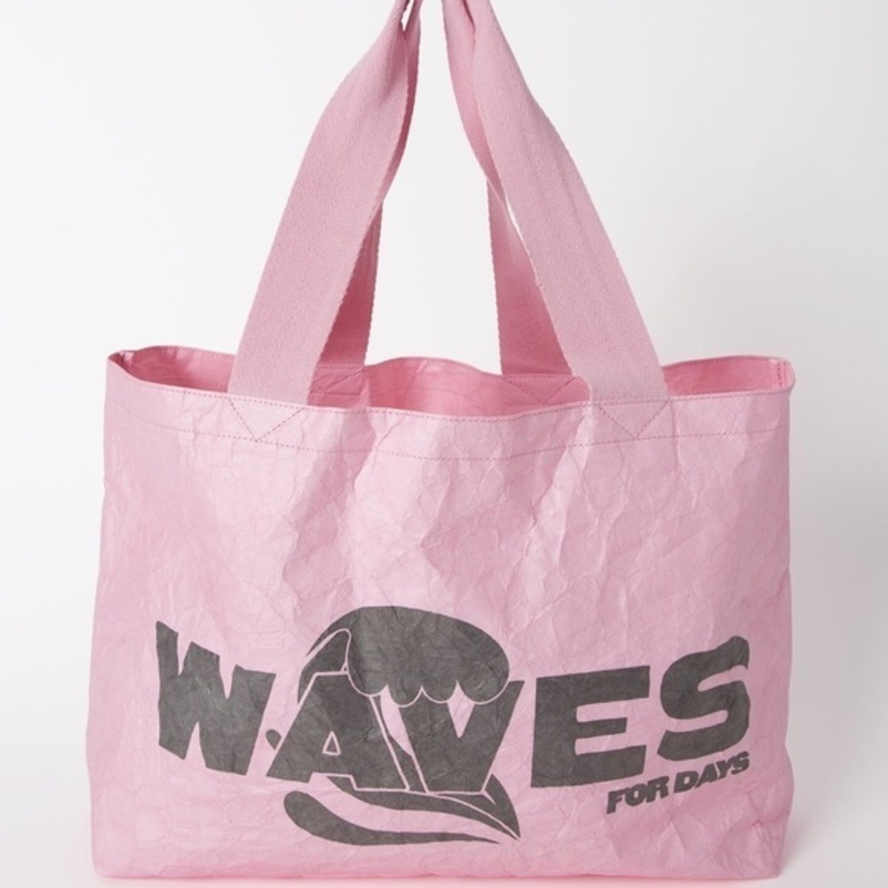 Billabong Pink Crinkled‎ Beach Bag Shopper Tote Reusable NWT